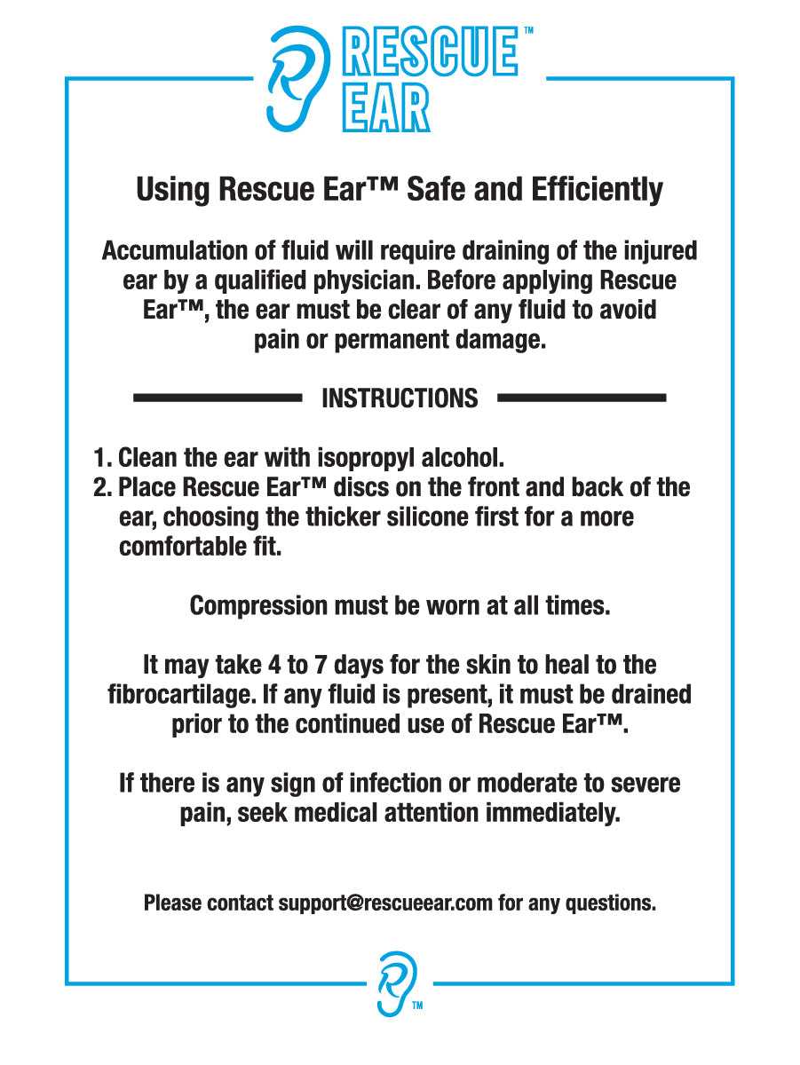 Rescue Ear™ Cauliflower ear Prevention and Solution for Kids!